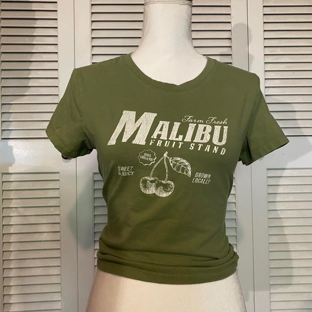 Olive Graphic Tee